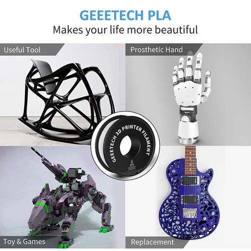10kg Geeetech PLA Filament 1.75mm 1kg/Rolle Weiß PLA 3D Drucker Filament DE - Afbeelding 3 van 10