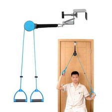 JFNoraiva Shoulder Pulley for Physical Therapy Adjustable Metal Big, Blue