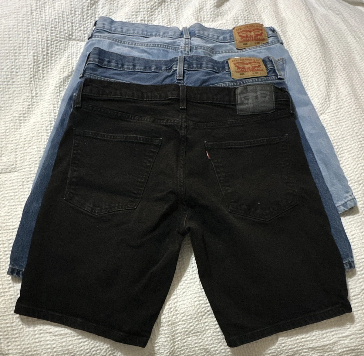 Levi's Denim Black Shorts for Men for sale | eBay
