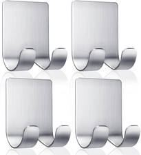 Razor Holder for Shower Shaver Hook Hanger Stand Self Adhesive Stainless Steel U