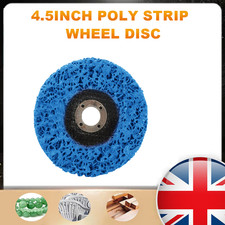 4.5 Inch Poly Strip Wheel Disc Paint Rust Removal For Metal Angle Grinder Tool