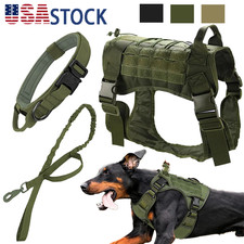 Tactical Dog Harness with Handle No-pull Large Military Dog Vest US Working Dog