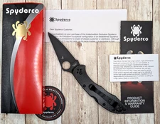 🔥⚫Spyderco Delica, TKD EXCLUSIVE, TiCN CruWear, Carbon Fiber C11CFPBK📬