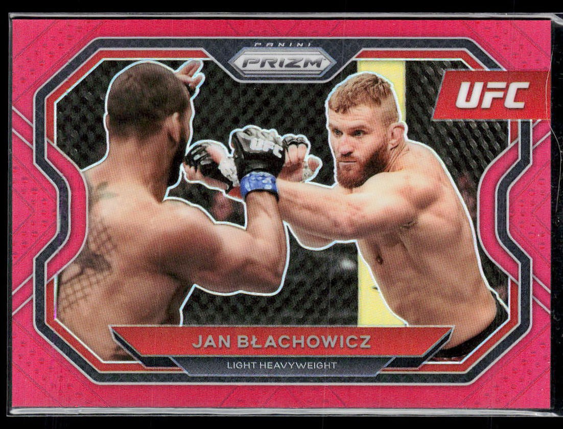 2021 Panini Prizm UFC #140 Jan Blachowicz Red Prizms #/275