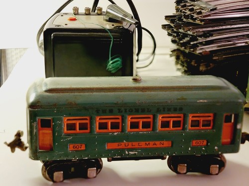 Lionel 50 Pc. O Gauge Train Set 1920's Engine 3 Cars Transformer 1034 110v 75w - Picture 22 of 23