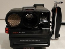 Vintage Polaroid Pronto Land Camera Sonar One Step Untested Clean w/ Bracket