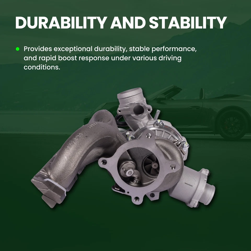 Turbocompresor Fit 09-17 Audi allroad A4 A5 A6 Quattro Q5 2.0L K03 Foto 4 de 4