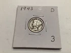 1943 D Mercury Silver Dime Exact Coin Shown ￼