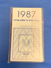 100 Complete Oem 1987 Ford Mustang Gt Fox Body Factory Owners Manual Setkit Vg