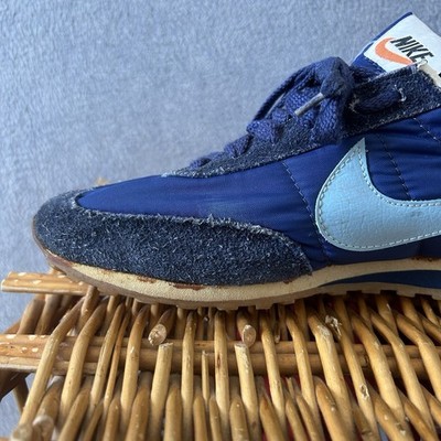 Vintage Nike 1979 Oceania Running Shoes Size 9.5 Blue Waffle
