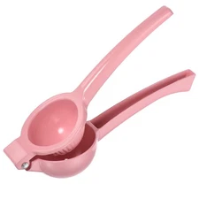 Manual Hand Squeezer Aluminium Alloy Lemon Orange Citrus Juicer Pink