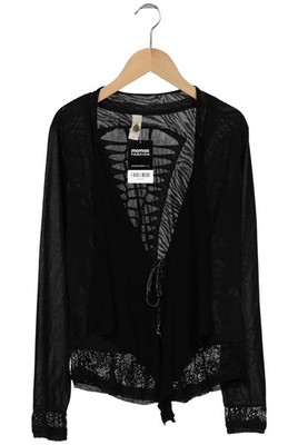 tredy Strickjacke Damen Cardigan Jacke Gr. EU 36 Baumwolle Schwarz #rj9s1ui