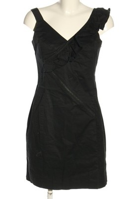 SISLEY Minikleid Damen Kleid Gr. DE 38 schwarz Elegant