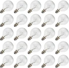Clear Globe G40 Replacement Bulbs for Outdoor String Lights 5w 120v | 25 Pack