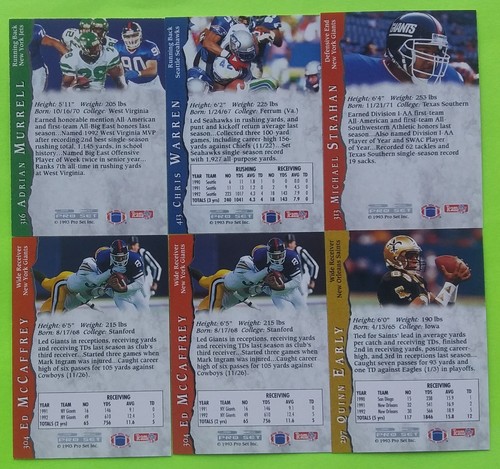 32-Card Lot 1993 Pro Set Football Cards (Mark Brunell/Chris Warren/Wade Wilson) - Picture 13 of 22