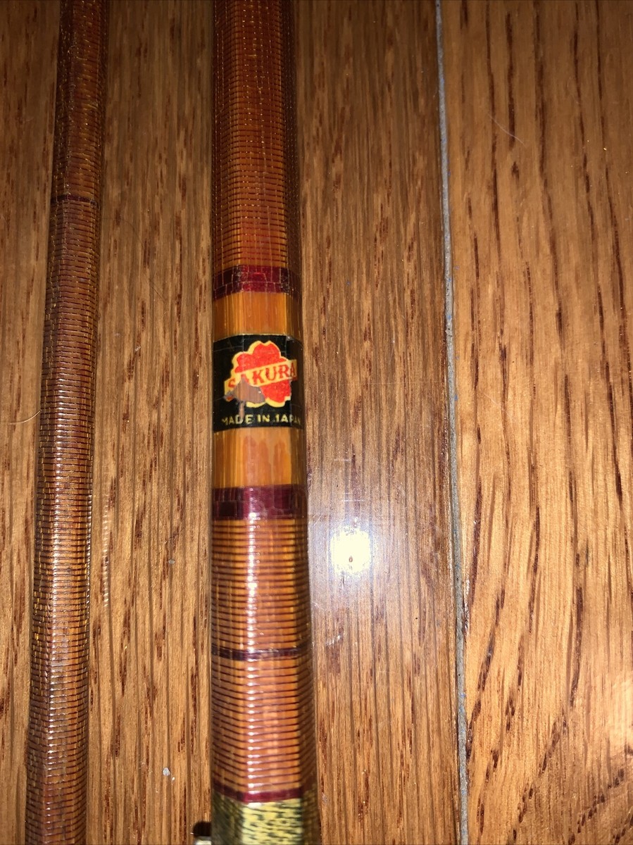 vintage sakura 8' bamboo fly rod w/ 1 extra tip | eBay vintage sakura 8' bamboo fly rod w/ 1 extra tip | eBay