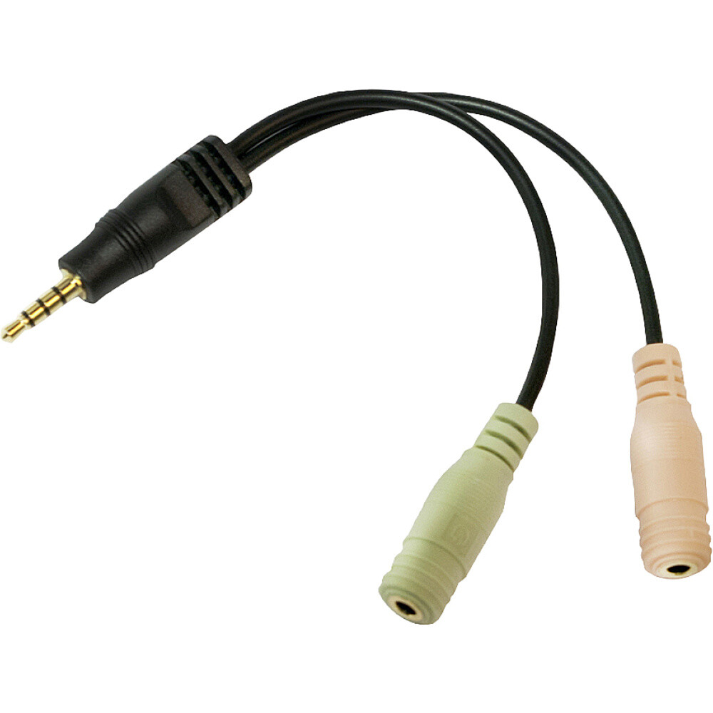Logilink Ca0021 Klinke Audio Adapter [1x Klinkenstecker 3.5 Mm - 2x