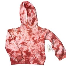 NWT Tucker  Tate Tie Dye Red Bloom Hoodie Size 6 