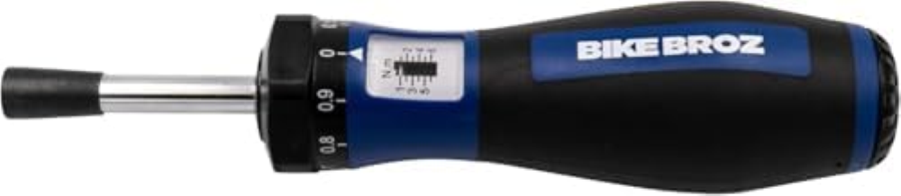 BikeBroz 81664 - Chiave dinamometrica per riparazione biciclette, 1/4" | Cacciav