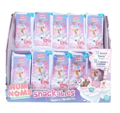 Full case of 30pcs- Num Noms Snackables Dippers scented slime Series 2 Brand New