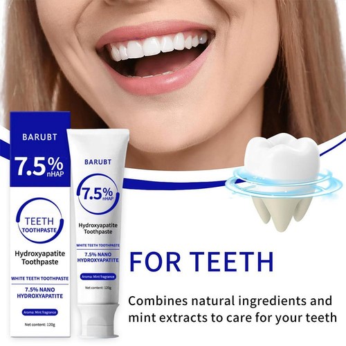 7.5% Hydroxyapatite Toothpaste for Enamel Protection, Fresh Breatha3d81212 - Imagen 3 de 8