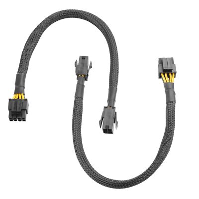 ATX PSU Adapter Cable Connector CPU Power 4Pin to 8Pin4+4 Extended LinePack of 2