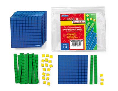 Base 10 Hands-On Kit - Nützlich für Lehren & Lernen Platzwert 