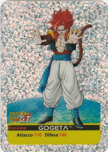 Lamincards Dragon Ball GT Edibas Serie Smeraldo GOGETA N P1 Platino 