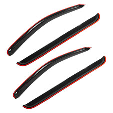 Fits 2005-2012 Nissan Pathfinder Window Rain Visors Black Vent Guard Shade Us
