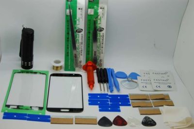 Samsung Galaxy S5 Mini Schwarz Frontscheibe Reparatur Set, Bildschirm Glas