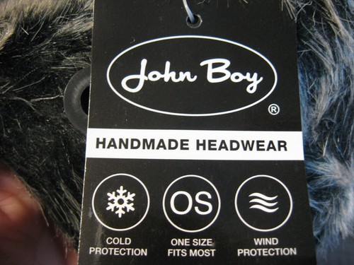 John Boy Trapper Bomber Hunting Hat - Faux Fur Headwear - Slate - OSFM - Picture 14 of 15