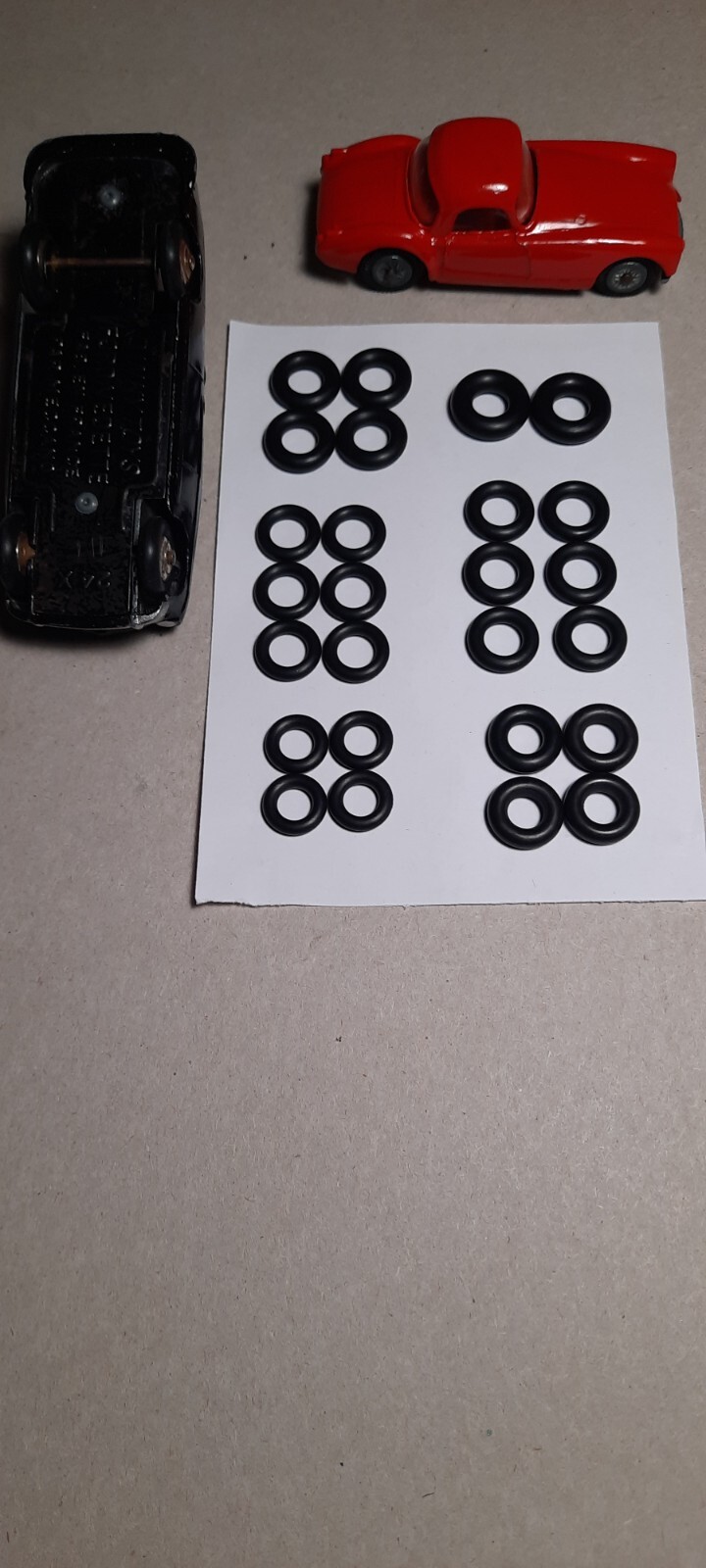 26 Replacement Tyres Lot DINKY SOLIDO TEKNO GAMA spare parts