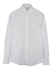 Suitsupply Extra Slim Fit Formal Shirt Mens L White Shark Collar