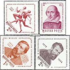 Timbres Hongrie 1964 Mi 2027A,2028A,2029A,2030A (complète edition) oblitéré 1964