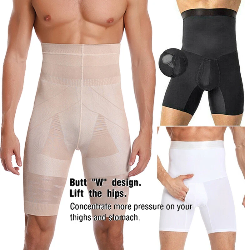 Shaper Compression Stomach Belly Abdominal Flattening Underwear Girdle Men  Pants