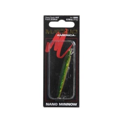 Esca Matzuo Nano Minnow 2 3/4” – Color Emerald Shiner, NM5-EMSHIN - Foto 5