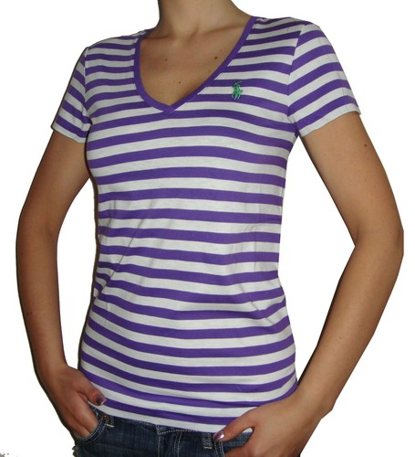 Ralph Lauren Women's V-Neck Jersey T-Shirt XS, S Size - Picture 3 of 4
