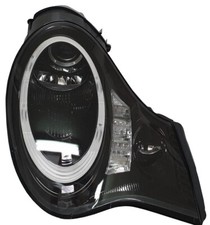 Porsche 911 996 Turbo GT2 996 MK2 2nd Gen 991 Stil Scheinwerfer Schwarz W / Oval