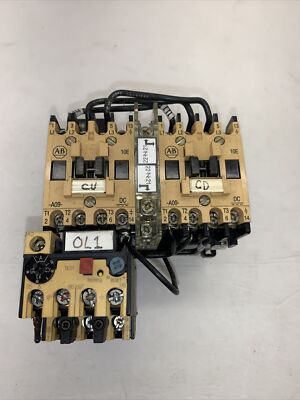 ALLEN-BRADLEY 100-A09NZ*3 SER B (x2) WITH 193-BSC SER B CONTACTOR (102778 - USED