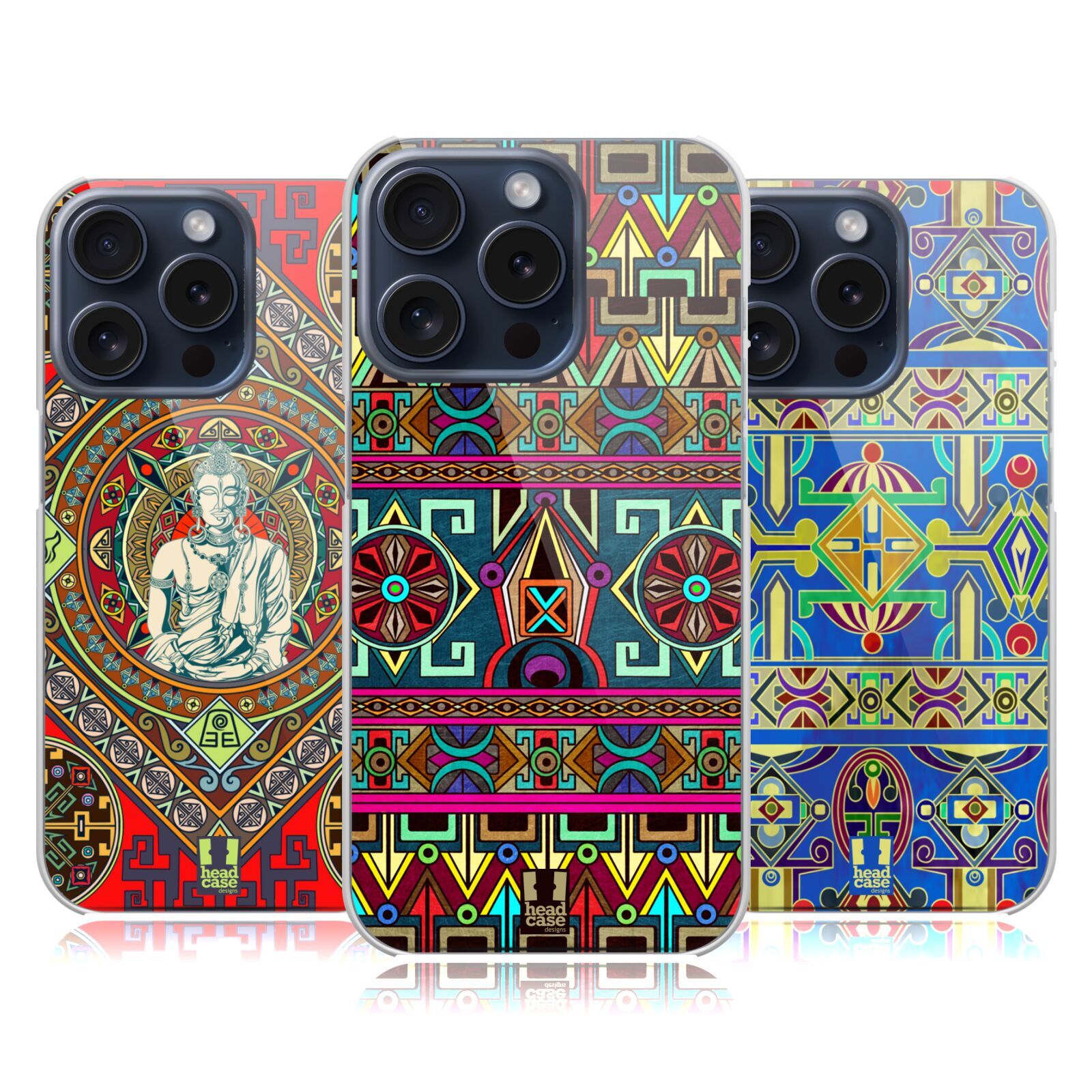HEAD CASE DESIGNS TIBETAN PATTERN HARD BACK CASE FOR APPLE iPHONE PHONES