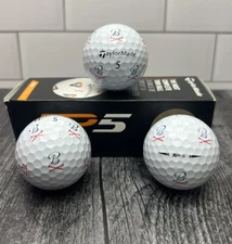 Taylormade TP5 Pix Barstool Rare New Golf Balls (3)