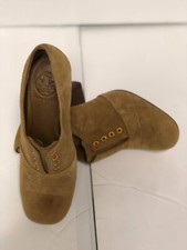 Tory Burch Brown Leather Ankle Chunky boots size 9.5 #57