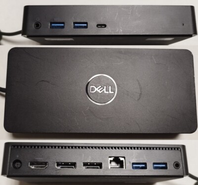 Dell D6000 4K Universal Dockingstation mit 130W. Netzt. USB-C / USB 3.0 Kabel