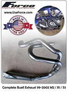 Buell M2 X1 S3 Complete Exhaust By Forcewinder Ebay