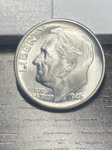 1946 S Roosevelt Dime - BU - As Shown! (#0963)