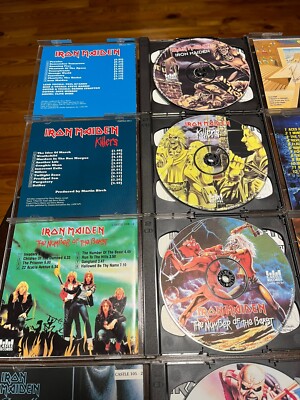 Iron Maiden Castle Records 2CD 20 CD Bonus Disc Powerslave 7th Son
