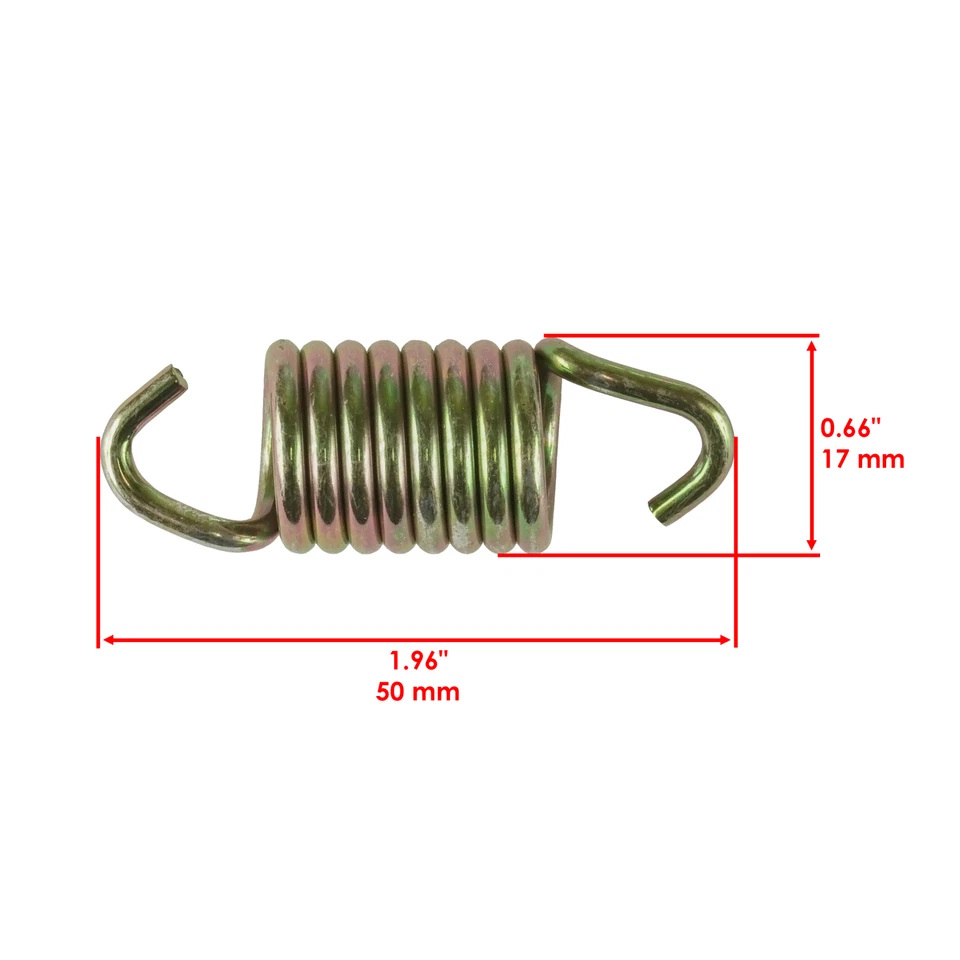 Exhaust Muffler Spring Kit for Polaris 600 800 RMK Indy Rush Swichback 2011-2020 - Image 2 of 4