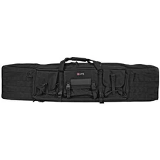 GPS Tactical Double Rifle Case 55" Padded Storage w/MOLLE Webbing 600D Polyester