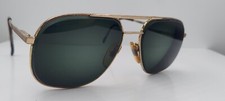 Vintage Fashion Italina Carlo Gold Pilot Metal Sunglasses Italy FRAMES ONLY