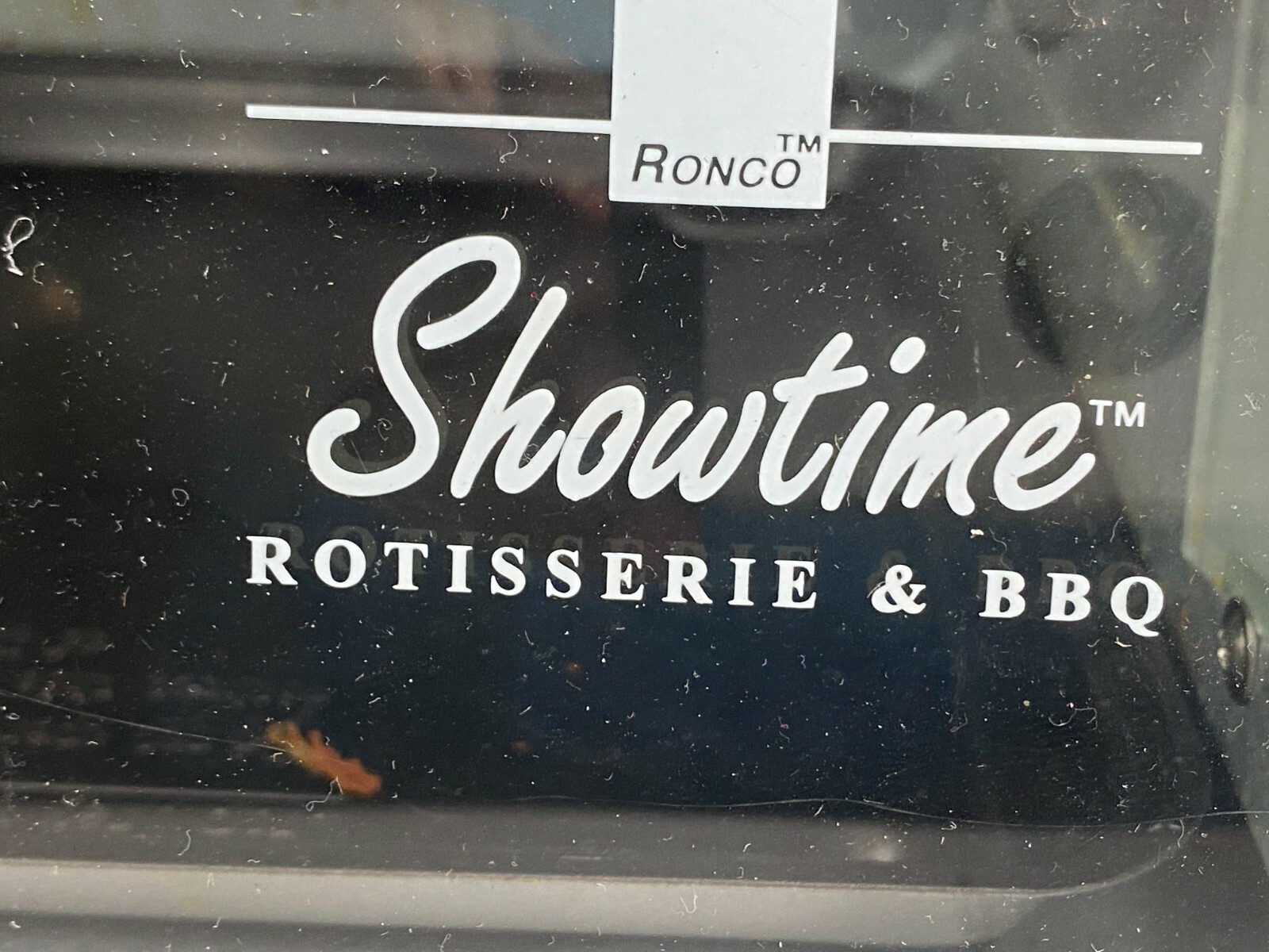 Ronco Rotisserie Showtime 4000 Oven Full Size White w/ Split Rods